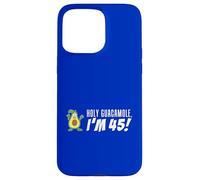 Holy Guacamole I'm 45 Cartoon Aguacate Veggie Pun 45 Carcasa para iPhone 15 Pro Max