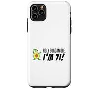 Holy Guacamole I'm 71 Dibujos Animados Aguacate Veggie Pun 71st Carcasa para iPhone 11 Pro Max
