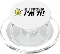 Holy Guacamole I'm 71 Dibujos Animados Aguacate Veggie Pun 71st PopSockets PopGrip para MagSafe
