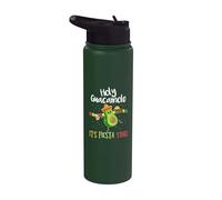 Holy Guacamole Its Mexican Fiesta Time Cinco de Mayo Party Stainless Steel Insulated Water Bottle