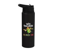 Holy Guacamole Its Mexican Fiesta Time Cinco de Mayo Party Stainless Steel Insulated Water Bottle