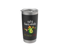Holy Guacamole Its Mexican Fiesta Time Cinco de Mayo Party Vaso térmico de acero inoxidable de doble pared