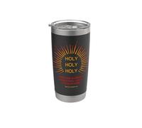 Holy Holy Holy Lord God Almighty - Christian Faith Verse Vaso térmico de acero inoxidable de doble pared
