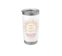 Holy Holy Holy Lord God Almighty - Christian Faith Verse Vaso térmico de acero inoxidable de doble pared
