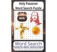 Holy Passover Word Search Puzzle Book: Word Searches Puzzle Book with Easy-to-Read Print about Holy Passover, holy Communion, LORD'S SUPPER more 6x9 ... for vacations, Holidays and Relaxing Times.