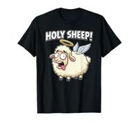 Holy Sheep Funny Sarcástico Granja Animal Juego de Palabras Humor Camiseta