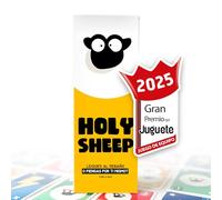 Holy Sheep - Juegos de Mesa para Familia y Amigos | de los Creadores de Quickstop - ¡Responde Igual Que tu Equipo! - Divertido, Rápido y Original - Juego de Viaje Ideal para Verano