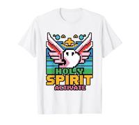 Holy Spirit Activate Camiseta gráfica económica, Hombre, Blanco, M