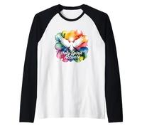 Holy Spirit Activate Camiseta Manga Raglan
