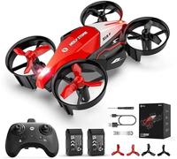 Holy Stone HS210F Mini Dron para Niños, Cuadricóptero RC 2 en 1 para Interior con Luces LED, Despegue/Aterrizaje, Giro 3D, 2 Baterías Modulares Seguras, Regalo para Niños y Niñas