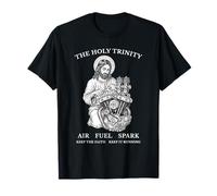 Holy Trinity Air Fuel Spark Keep The Faith Keep It Running Camiseta