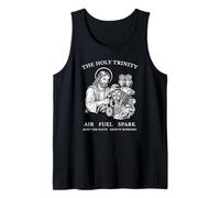 Holy Trinity Air Fuel Spark Keep The Faith Keep It Running Camiseta sin Mangas
