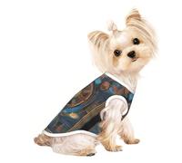 Holy Visions Pet - Camiseta transpirable sin mangas M para perros pequeños y gatos, suave, ligera y elegante