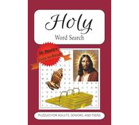 Holy Word Search Puzzle Book: Word Searches with Easy to Read Print about Holiness, Religion, Scriptures, and More | 6x9 inches, 110 pages | 50+ Puzzles... Gift for Vacations, Holidays, and Relaxation