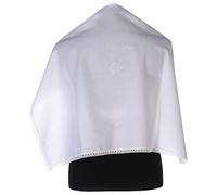 Holyart Albas litúrgicas: Amito de algodón con cruz blanca bordada