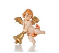 Holyart Ángeles: Ángel con Campana Rosada Fontanini 7 cm. símil Porcelana