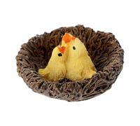 Holyart Animales para el Pesebre: Cesta con Pollitos de Resina 2x3 cm belén 10-12 cm