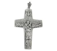 Holyart Artículos obispos: Cruz Papa Francisco plata 925