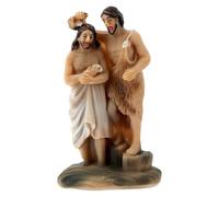 Holyart Bautismo de Jesús 5 cm Belén Pascual Resina Pintada