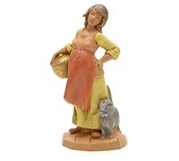 Holyart Belén Fontanini: Pastora Embarazada 12 cm Fontanini