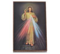 Holyart Cuadros, estampas y manuscritos iluminados: Cuadrito con pedestal Divina Misericordia 15 x 10 cm