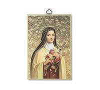 Holyart Cuadros, estampas y manuscritos iluminados: Impreso sobre madera Santa Teresa de Lisieux