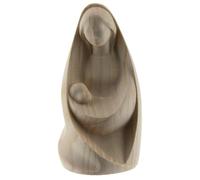 Holyart Estatua Virgen La Alegría sentada Madera Fresno Val Gardena, 12 cm (4.73 Inc.)