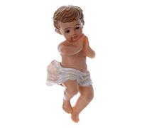 Holyart Estatuas del Niño Jesús: Niño Jesús con paño h Real 6 cm Resina