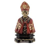 Holyart Imágenes de Resina y PVC: Busto San Gennaro escrita Base Resina 8 cm