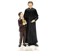 Holyart Imágenes de Resina y PVC: Estatua de Resina Don Bosco y D. Savio h 20 cm