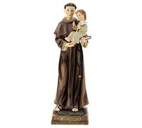 Holyart Imágenes de Resina y PVC: Estatua San Antonio Padua visión Niño Resina 32 cm