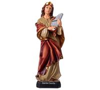 Holyart Imágenes de Resina y PVC: Estatua Santa Cecilia 40 cm Resina