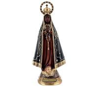 Holyart Imágenes de Resina y PVC: Nuestra Señora Aparecida Corona Estatua Resina 31,5 cm