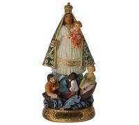 Holyart Imágenes de Resina y PVC: Nuestra Señora Caridad del Cobre Estatua Resina Pintada 12 cm