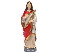 Holyart Imágenes de Resina y PVC: Santa Lucía 30 cm Resina Coloreada