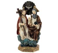 Holyart Imágenes de Resina y PVC: Santísima Trinidad en Cielo Estatua Resina 20 cm