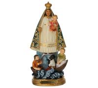 Holyart Imágenes de Resina y PVC: Virgen de la Caridad del Cobre Estatua Resina 20 cm Pintada