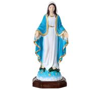 Holyart Imágenes de Resina y PVC: Virgen Milagrosa Estatua Resina Pintada 20 cm