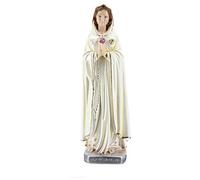 Holyart Imágenes de Yeso: Estatua María Rosa Mística Yeso nacarado 30 cm