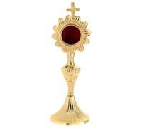 Holyart Obstensores, Tecas, Relicarios Metal: Relicario 17 cm h Latón Dorado Flor