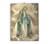 Holyart Quadro su Tela pittorica Madonna Miracolosa 70x50 cm