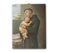 Holyart Quadro su Tela pittorica Sant'Antonio da Padova 40x30 cm