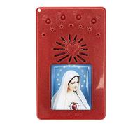 Holyart Rosario Electrónico Rojo Corona Divina Misericordia ITA, Sagrado Corazón de MaríaAnchura: 6.6 cm|Altura: 11 cm|Profundidad: 2.2 cm