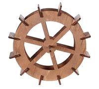 Holyart Ruota del Molino de Madera, Decoración de Pared, Arte de Pared, Rústico, Marrón, 15 cm