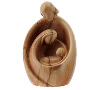 Holyart Sagrada Familia de Estilo Moderno de Madera Natural de Olivo, 12 cm (4.73 Inc.)