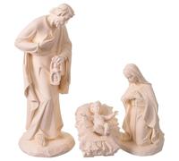 Holyart Sagrada Familia Val Gardena Fibra de Vidrio Blanca Exterior 60 cm