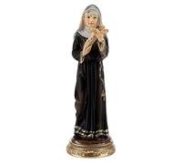 Holyart Santa Rita Croce Legno Statua Resina 10 cm