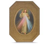 Holyart Stampa su Legno sagomata Divina Misericordia 19x14 cm