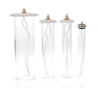 Holyart Velas, cirios, velones: Contenedores Cera líquida en metacrilato, 21 mm (0.826 Inc.)