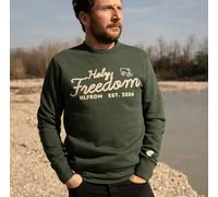 HolyFreedom Bottle Sudadera, Verde oscuro, Talla XL